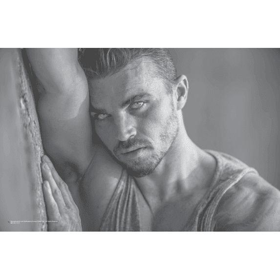 Sexy Steely Blue Eyes Poster 17" x 11"