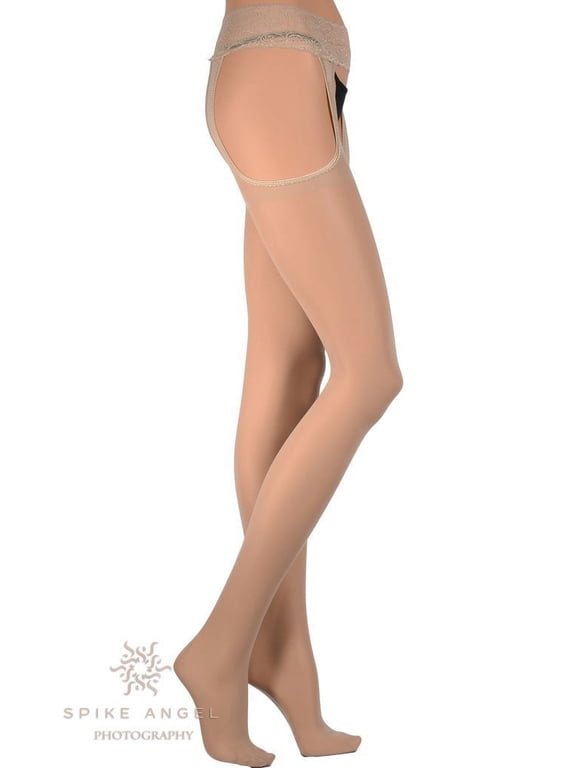 Sexy Strip 20 Open Crotch Pantyhose