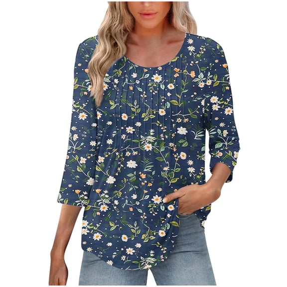 Boho Tops for Women Off The Shoulder Tops Plus Size Pink Western 3/4 Sleeve Shirts Cactus Women Blouses Fall Casual
