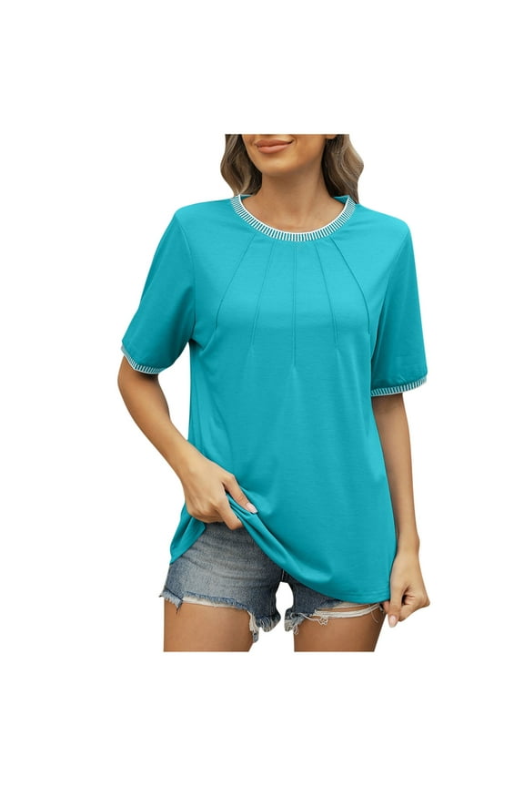 Sexy Summer Tops for Women 2025 Button Down Shirts for Women Soft Black Tees Slim Fit