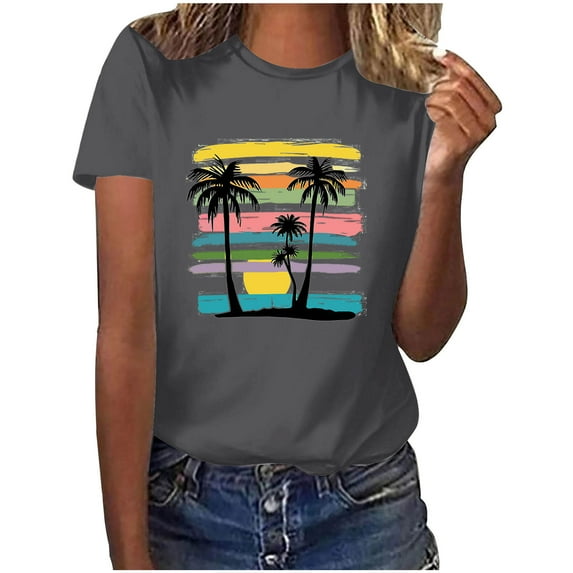 Sexy Summer Tops for Women 2025 Tshirts Shirts Graphic Funny Cute Summer Clothes for Women Over 50
