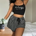 thumbnail image 1 of Sexy Summer Women Pajamas Set Sleepwear Cotton Home Clothes Tops And Shorts Cute Soft Sleeveless Nightwear For Female, 1 of 7