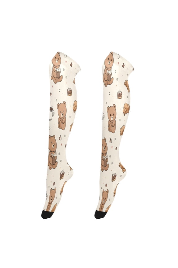 Sexy Thigh High Stockings - Silky Smooth & Stay-Up Design for Legs That Slay Cute Teddy Bear