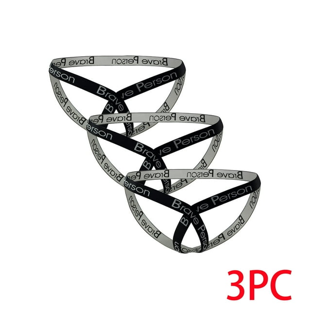 Sexy Thong Men Casual Hollowcarved Design Sexy Double Thong Panties Hip Lift Low Waist