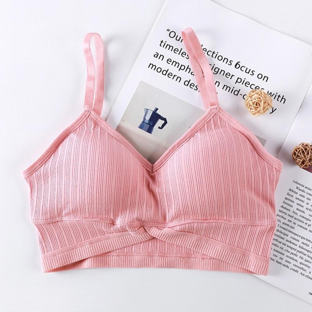 Sexy UShaped Girl Back Bra without Underwire Camisoles Comfort