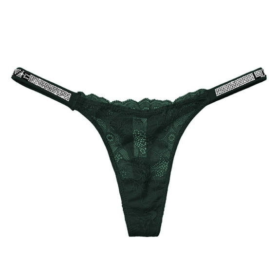 Sexy Underwear for Women Womens Thongs Underwear See Through Panties Green Womens Comfy Shorts XL