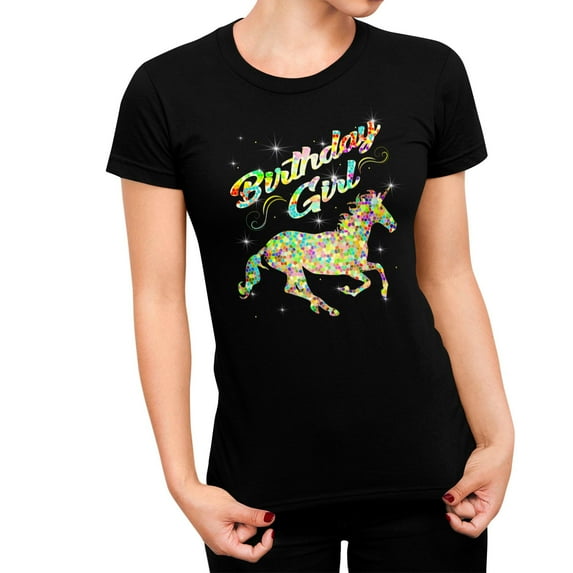 Sexy Unicorn Birthday Girl Shirt for Women Unicorn Shirts for Women Unicorn Gifts Unicorn Birthday Outfit