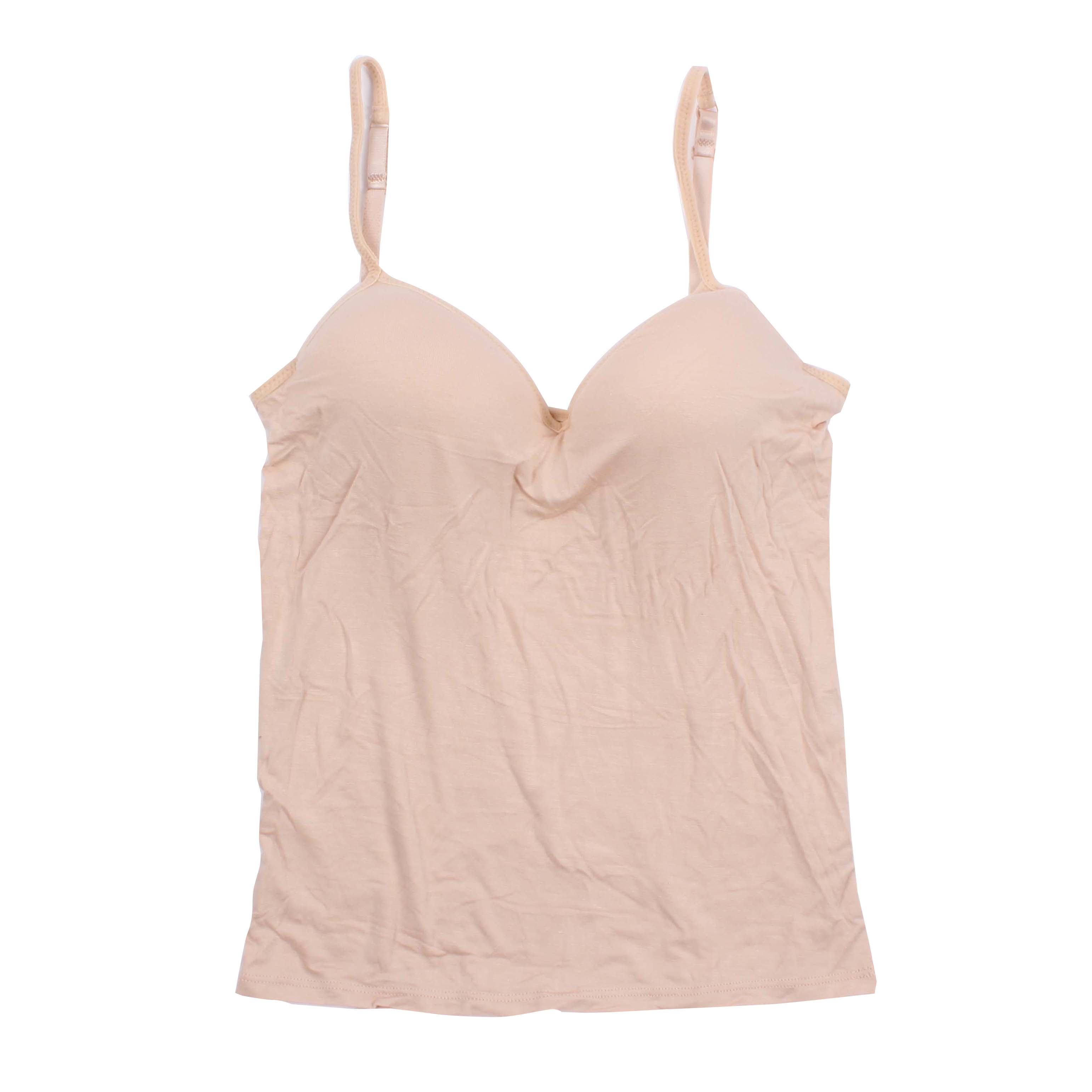 v neck cami built in bra