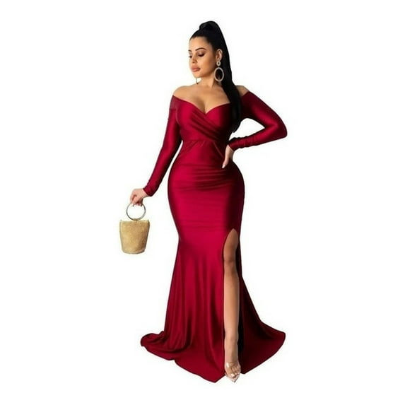 Sexy Wedding Dress Long Sleeve 3 Colors