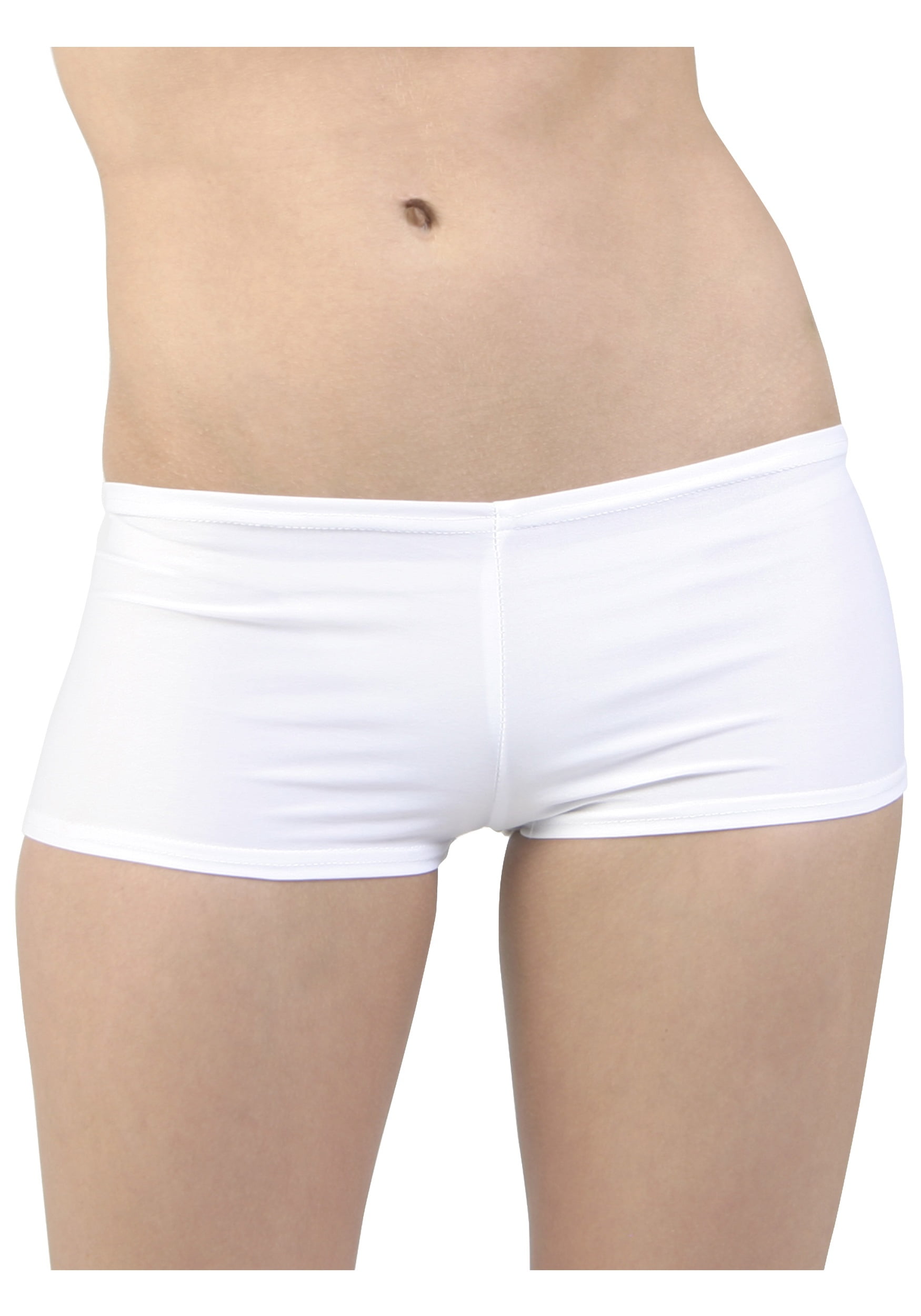 Sexy White Lycra Hot Pants - Walmart.com