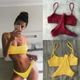 thumbnail image 1 of Sexy Women Bikini Set Bandage Push Up Padded Swimwear Swimsuit Bathing Summer Beachwear, 1 of 5
