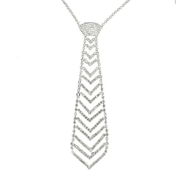 Sexy Women Rhinestone Bling Bow Tie Choker Necklace Fashion Statement Jewelry Elegant Party Accessory