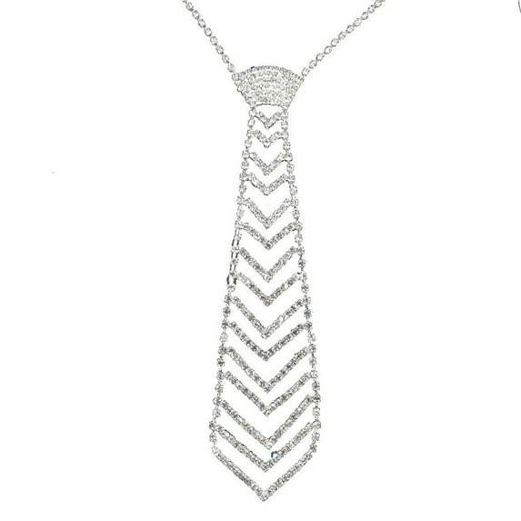 Sexy Women Rhinestone Bling Bow Tie Fashion Necktie Choker NecklaceWomens Necklaces Accessories for Women