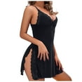 thumbnail image 1 of Sexy Women's Lingerie Modal Nightwear Spaghetti Strap Nightgown Babydoll Chemise, 1 of 6