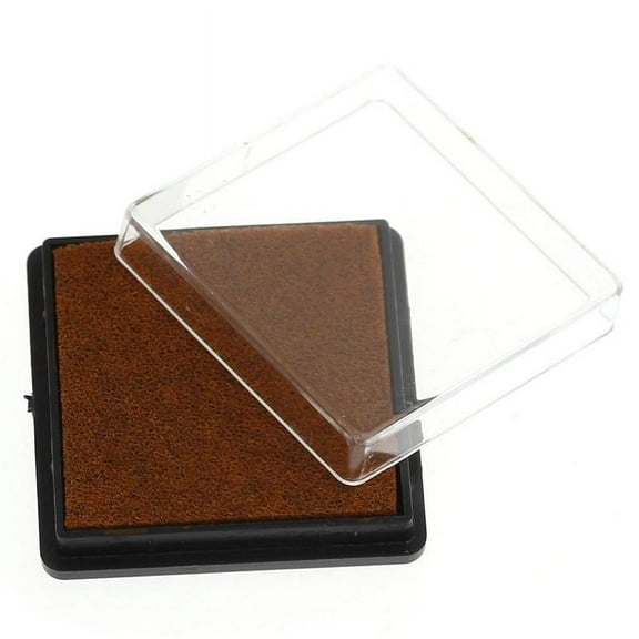 Sexy sparkles Ink Pad for Rubber Stamp, Crafting, Card making, Scrapbooking - Coffee, 4cm, 2 Pcs