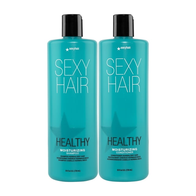SexyHair Healthy Moisturizing Shampoo & Conditioner Duo, 25 oz