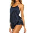 thumbnail image 1 of KISSGAL Lingerie Pajamas for Women Satin Silky Pjs Set Cami Top and Shorts Sleepwear Soft Nightwear, 1 of 7