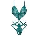 thumbnail image 1 of KISSGAL Lingerie for Women Deep V Lace Bodysuit Sexy Cut Out One Piece Lingerie Nightwear, 1 of 4