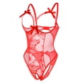 thumbnail image 1 of Sexyfree Lingerie for Women One Piece Bodysuit Sexy Lace Crotchless Lingerie Nightwear, 1 of 7