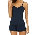 thumbnail image 1 of Sexyfree Women Cami Pajamas Set Lace Trim Sleepwear Sexy Pjs with Shorts Soft Nightwear, 1 of 7