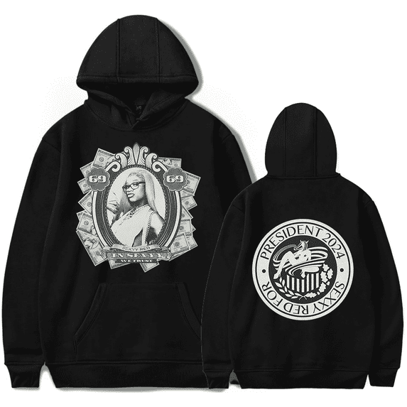 Sexyy Red Merch Hoodie 69 Cash Photo Hoodies Pullover Rapper For Fans Men Women Sweatshirt Long Sleeve Streetwear
