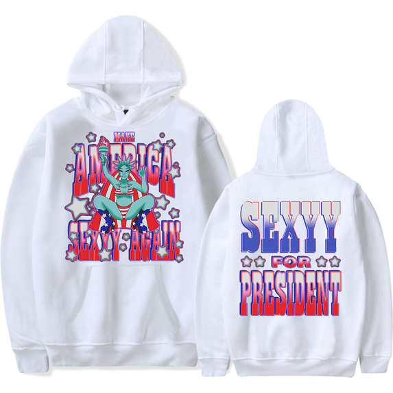 Sexyy Red Merch Make America Sexyy Again Hoodies Long Sleeve Rapper Fans Merch Sweatshirt Suit Unisex