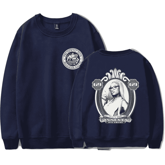 Sexyy Red Merch Sweatshirt Long Sleeve Love Money Merch Crewneck Sweatshirts Rapper Men Women Hoodie