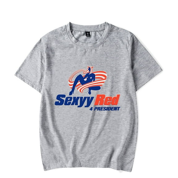 Sexyy Red Merch T Shirt Sexyy For President Logo T-shirt For Fans Men Women New Logo Tops Rapper Streetwear Hip Hop Tee