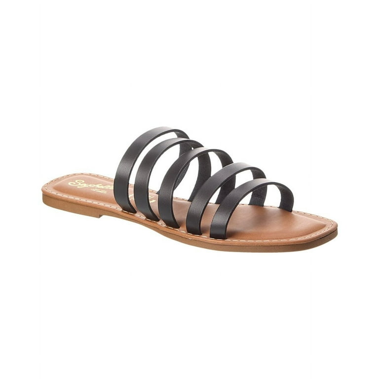 Seychelles Bex Leather Sandal 7 Black Walmart