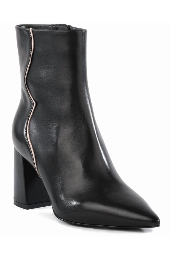 Broken Promises Leather Boot, 8, Black
