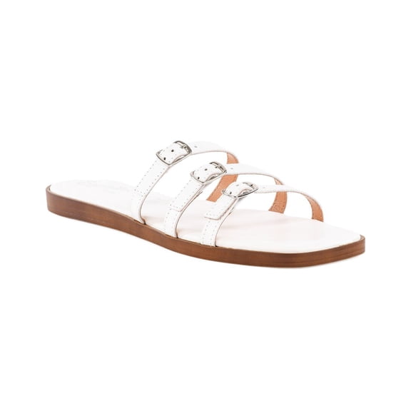 Seychelles Buckle Leather Sandal, 6