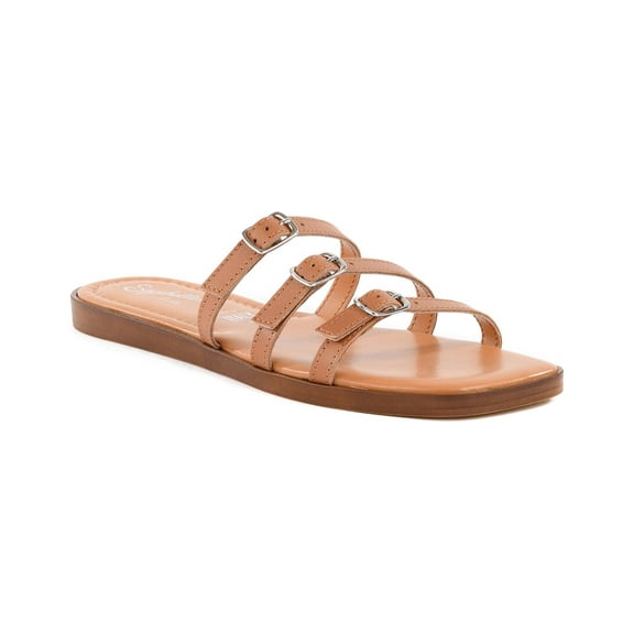 Seychelles Buckle Leather Sandal, 8