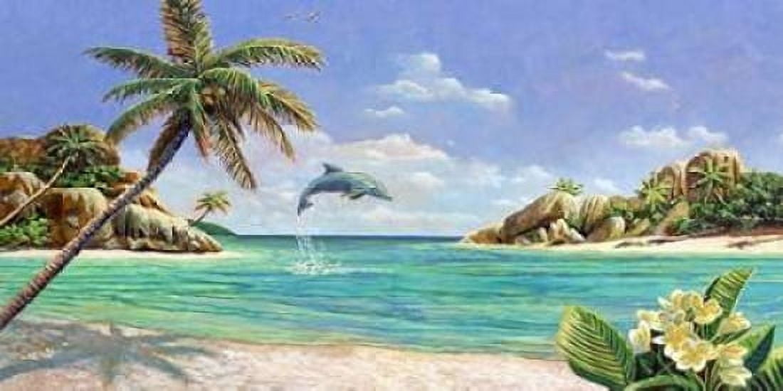 Seychelles Canvas Art - Andrea Del Missier (24 x 48)