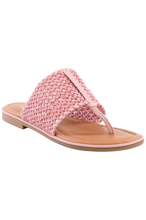 Florence Suede Sandal, 7.5, Pink