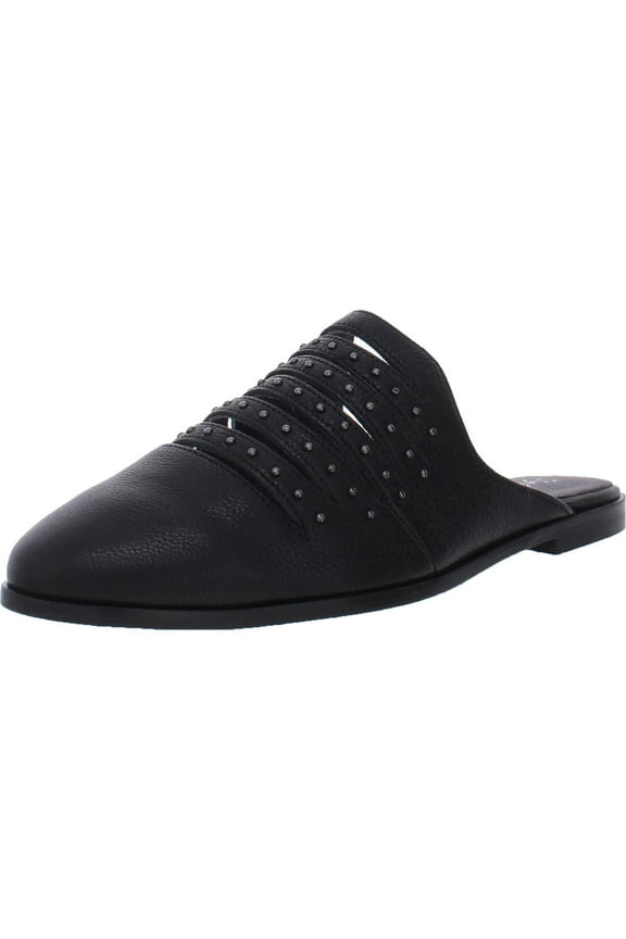 Footwear Womens Undivided Leather Metallic Mules