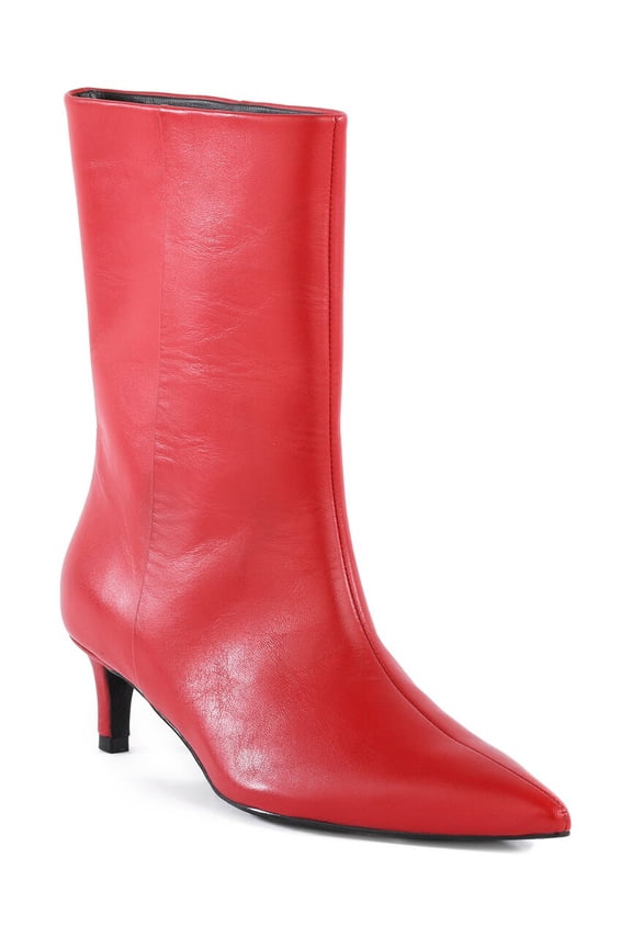 Game Changer Leather Boot, 6.5, Red