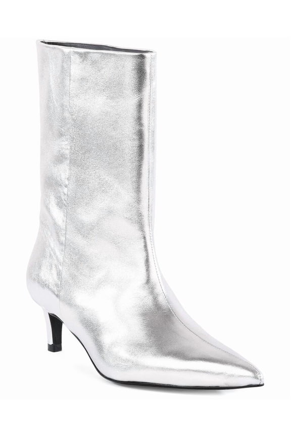 Game Changer Leather Boot, 6.5, Silver