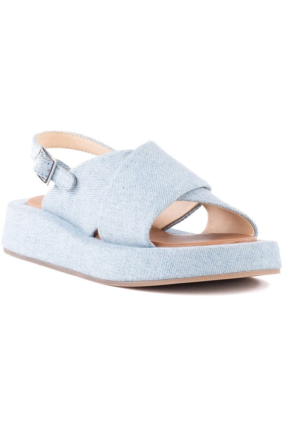 Just For Fun Sandal, 7.5, Blue