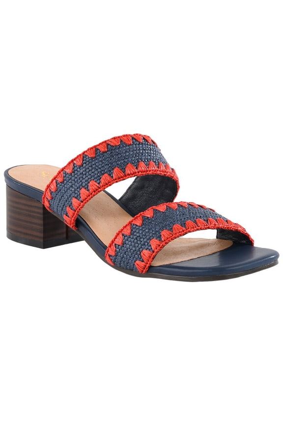 Maui Raffia Heeled Sandal, 7
