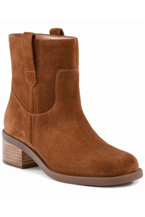 Mid Suede Boot, 7.5, Brown