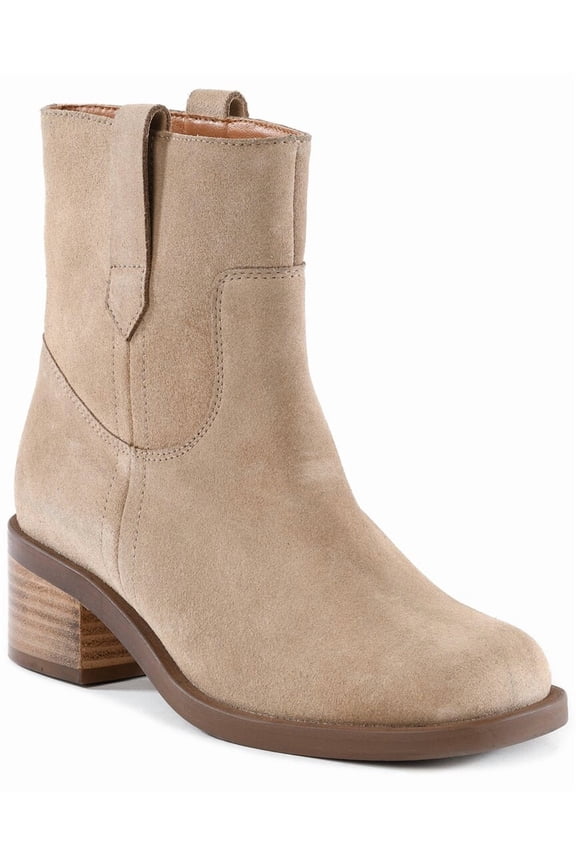 Mid Suede Boot, 7.5, Brown