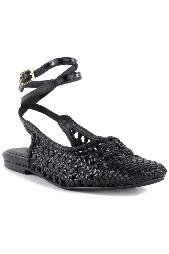 Monet Leather Flat, 6.5, Black