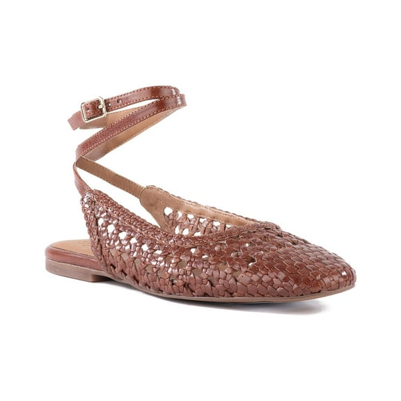 Seychelles Monet Leather Flat, 6.5, Brown