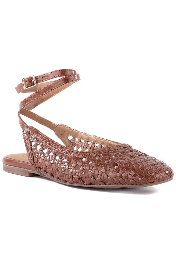 Monet Leather Flat, 6.5, Brown