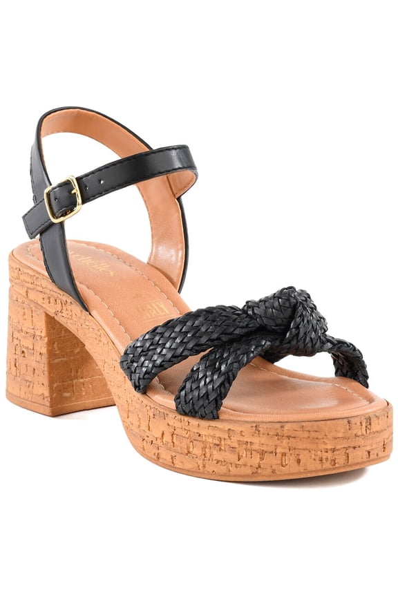 Musical Platform Sandal, 10, Black