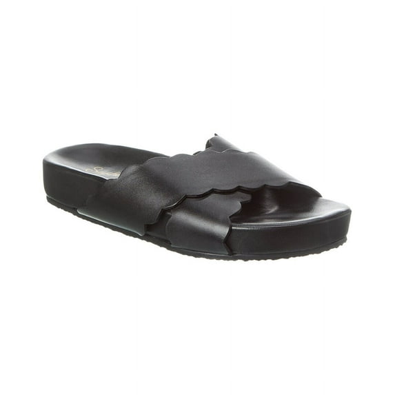 Seychelles Odie Leather Sandal, 8, Black