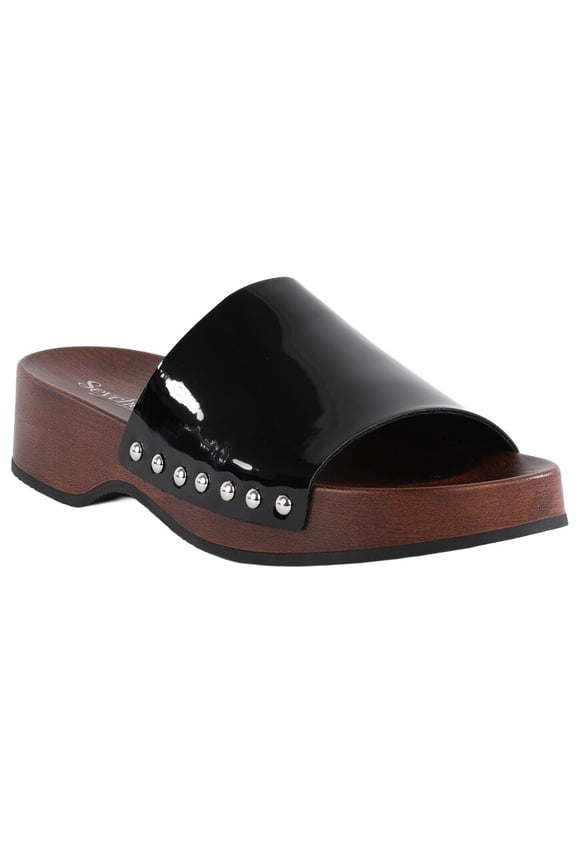 Patent Clog, 11, Black
