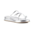 thumbnail image 1 of Seychelles Rule The World Sandal, 9.5, Silver, 1 of 3