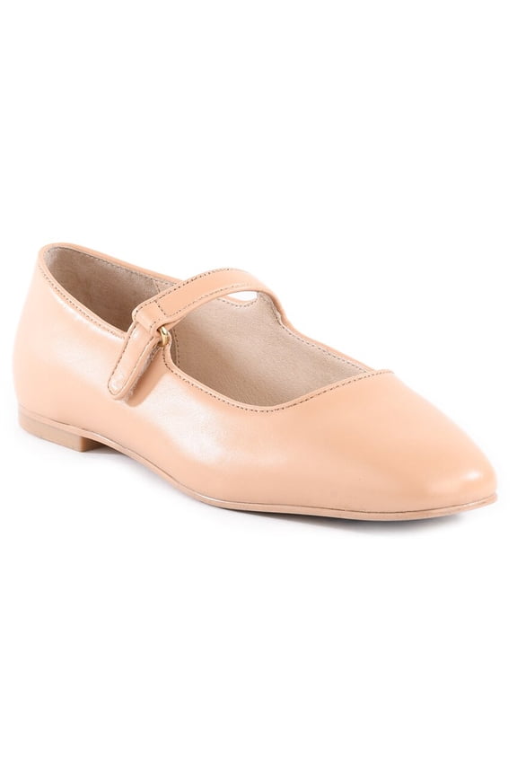 Shea Leather Flat, 6