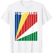 Seychelles T-Shirt Vintage Seychellois Flag Tshirt Travel